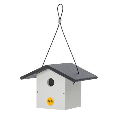 Birds Choice 7" Modern Farmhouse Wren House Black & White