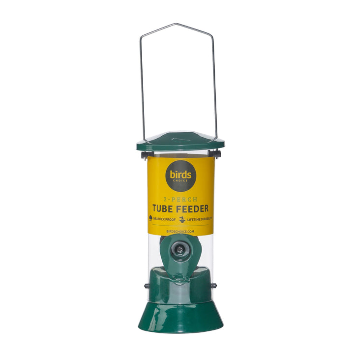 Small Economy Tube Bird Feeder with 2 Ports - Birds Choice