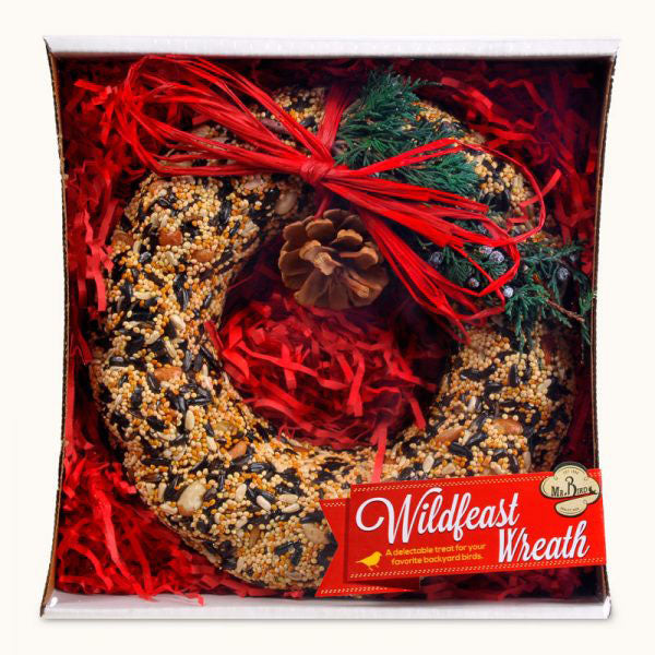 garden answer bird seed wreath Mr. Bird