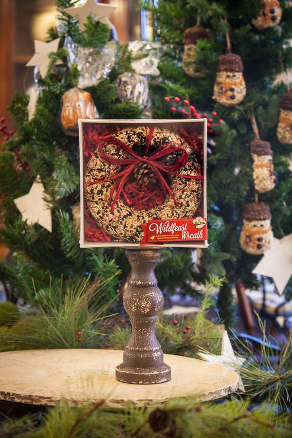 garden answer bird seed wreath Mr. Bird