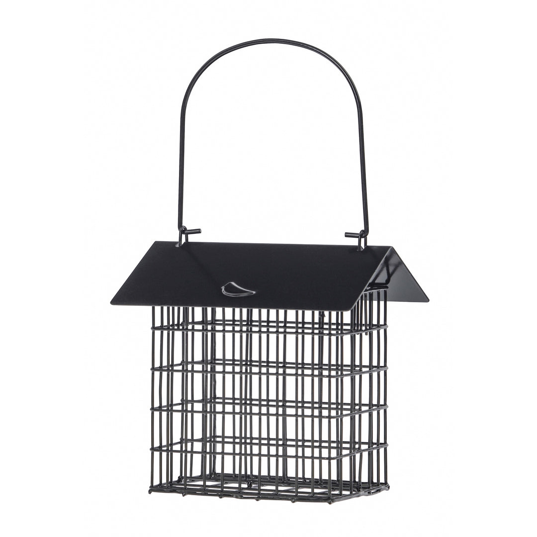 Modern Farmhouse Metal Double Suet Feeder – Black - Birds Choice