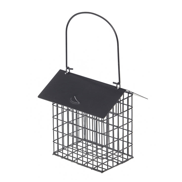 Modern Farmhouse Metal Double Suet Feeder – Black - Birds Choice