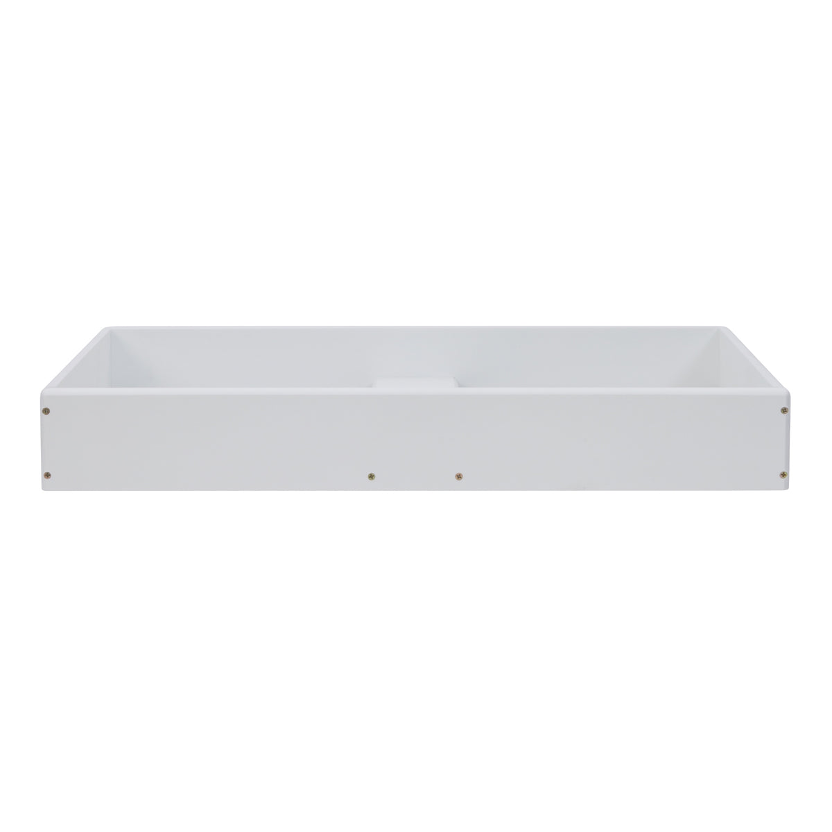 Modern Farmhouse Seed Catcher Platform Bird Feeder Pole Mount in White - Birds Choice