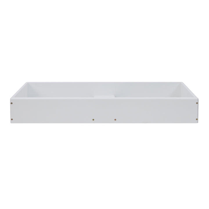 Modern Farmhouse Seed Catcher Platform Bird Feeder Pole Mount in White - Birds Choice