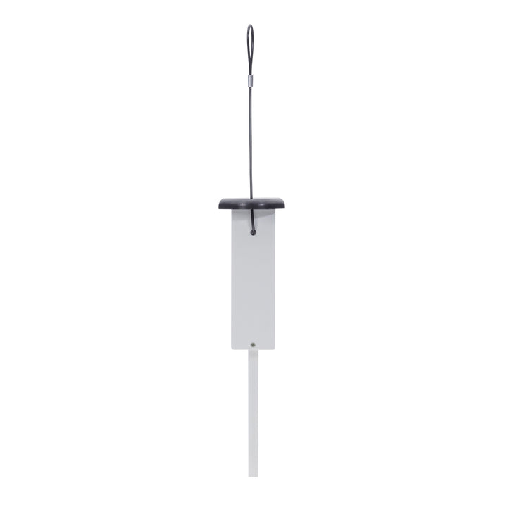 Modern Farmhouse Suet Feeder with Tail Prop in Black and White - Birds Choice