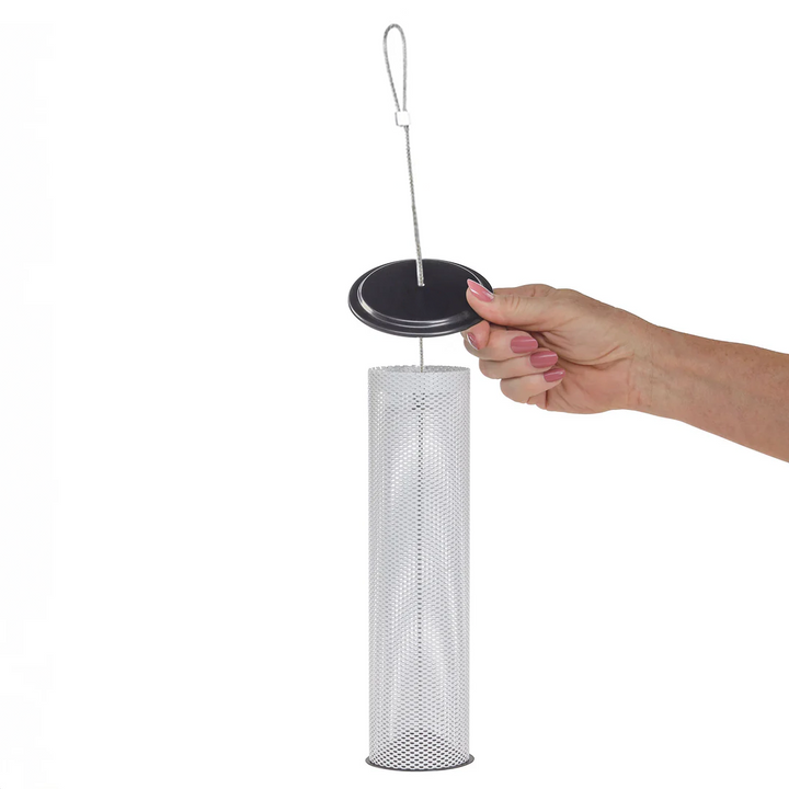 Modern Farmhouse Finch Feeder in Black and White - Birds Choice