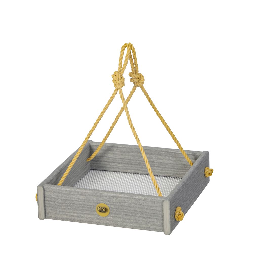 Small Hanging Tray Bird Feeder – Driftwood - Birds Choice