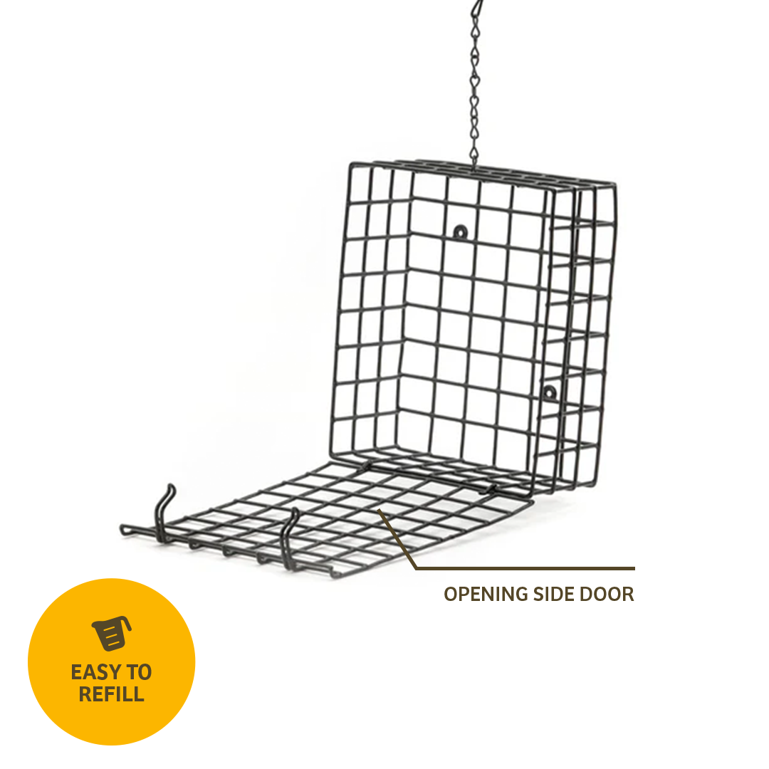 Suet Cage with Mounting Screws and Chain - Birds Choice