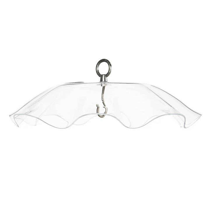 Clear Protective Cover for Hanging Bird Feeder with Scalloped Edges - Birds Choice