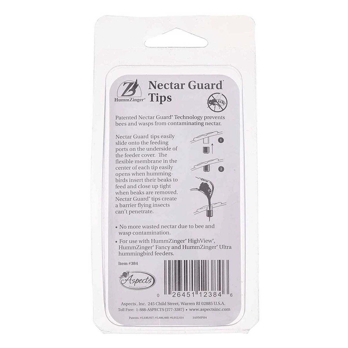 Hummzinger Nectar Guard Tips - Birds Choice