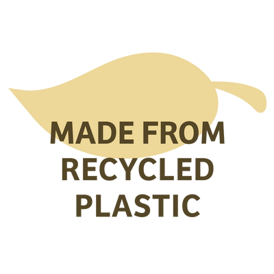 Window Mount Hummingbird Feeder in Yellow Recycled Plastic