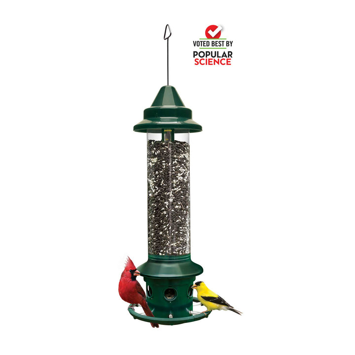 Brome Squirrel Buster Plus Squirrel-proof Bird Feeder w/Cardinal Ring - Birds Choice