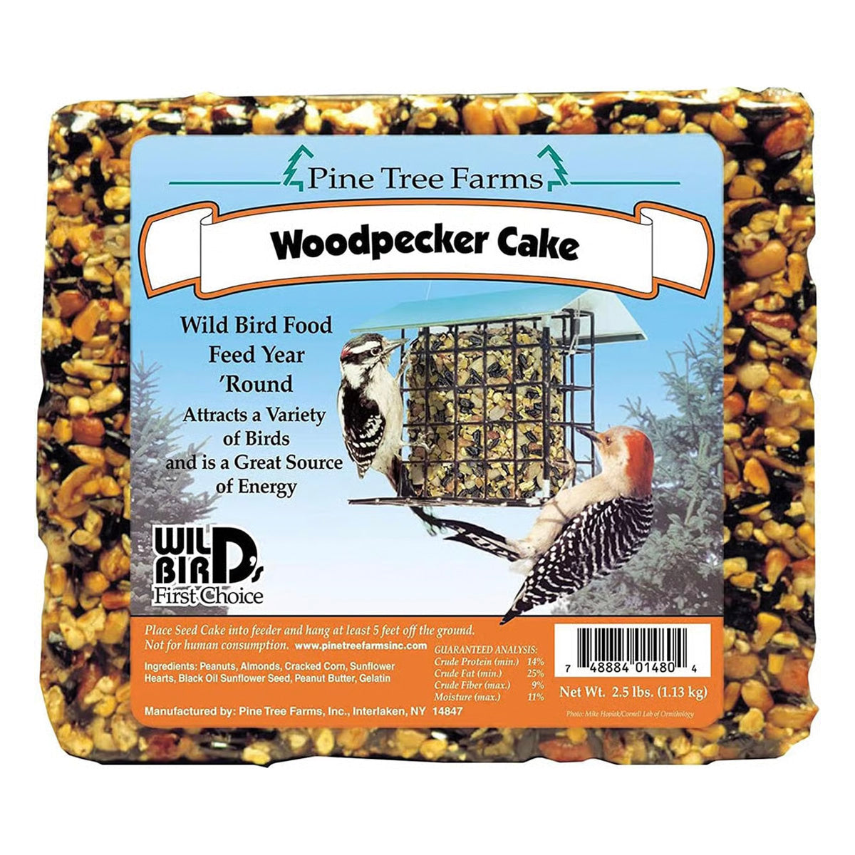 Pine Tree Farms Woodpecker Large Seed Cake - Birds Choice