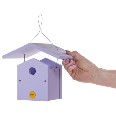 Wren House in Purple Recycled Plastic - Birds Choice