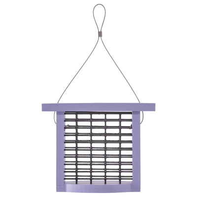 Suet Feeder for Single Cake in Purple Recycled Plastic - Birds Choice