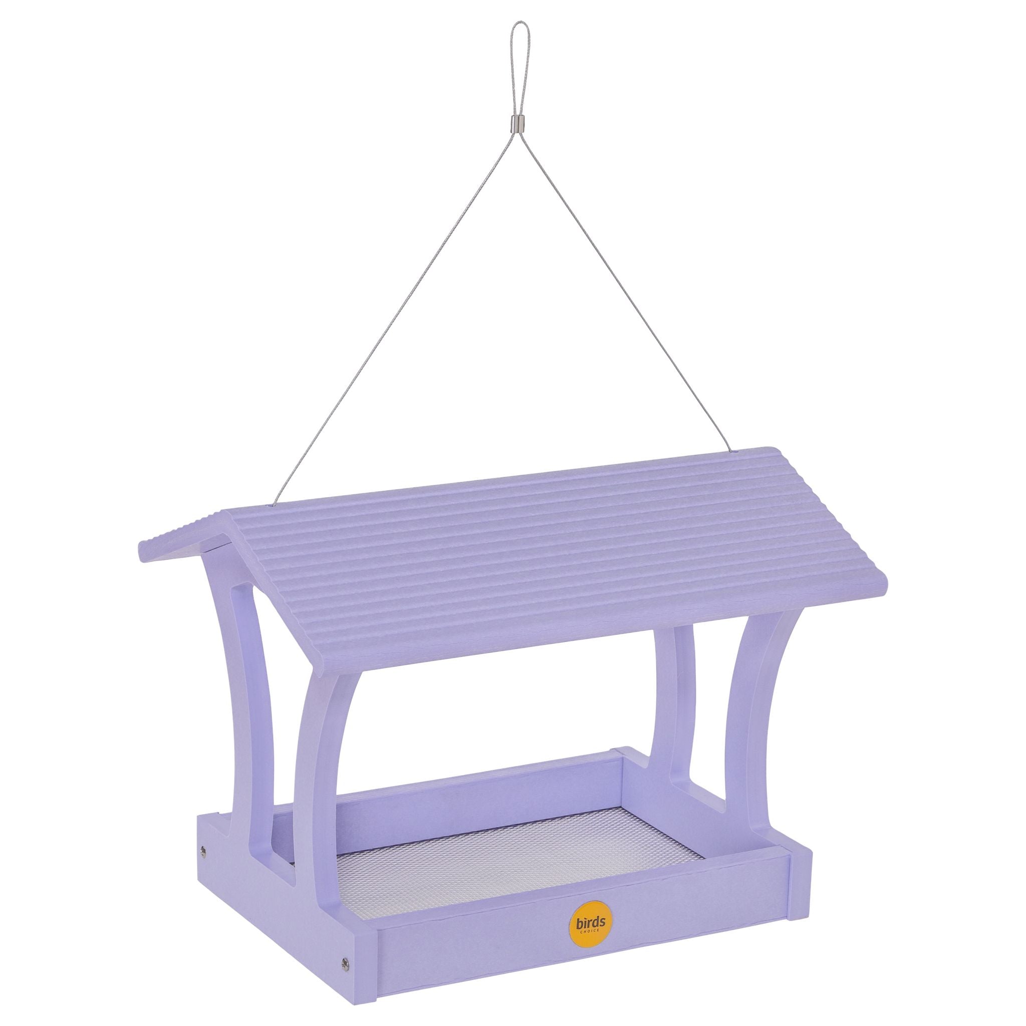 Fly-Thru Bird Feeder in Lavender Recycled Plastic – Birds Choice