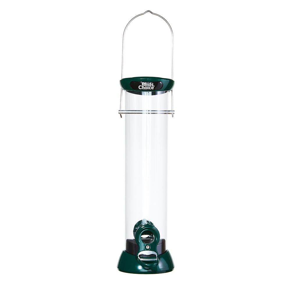 Clever Clean Tube Feeder 12 Inch with 2 Perches - Birds Choice