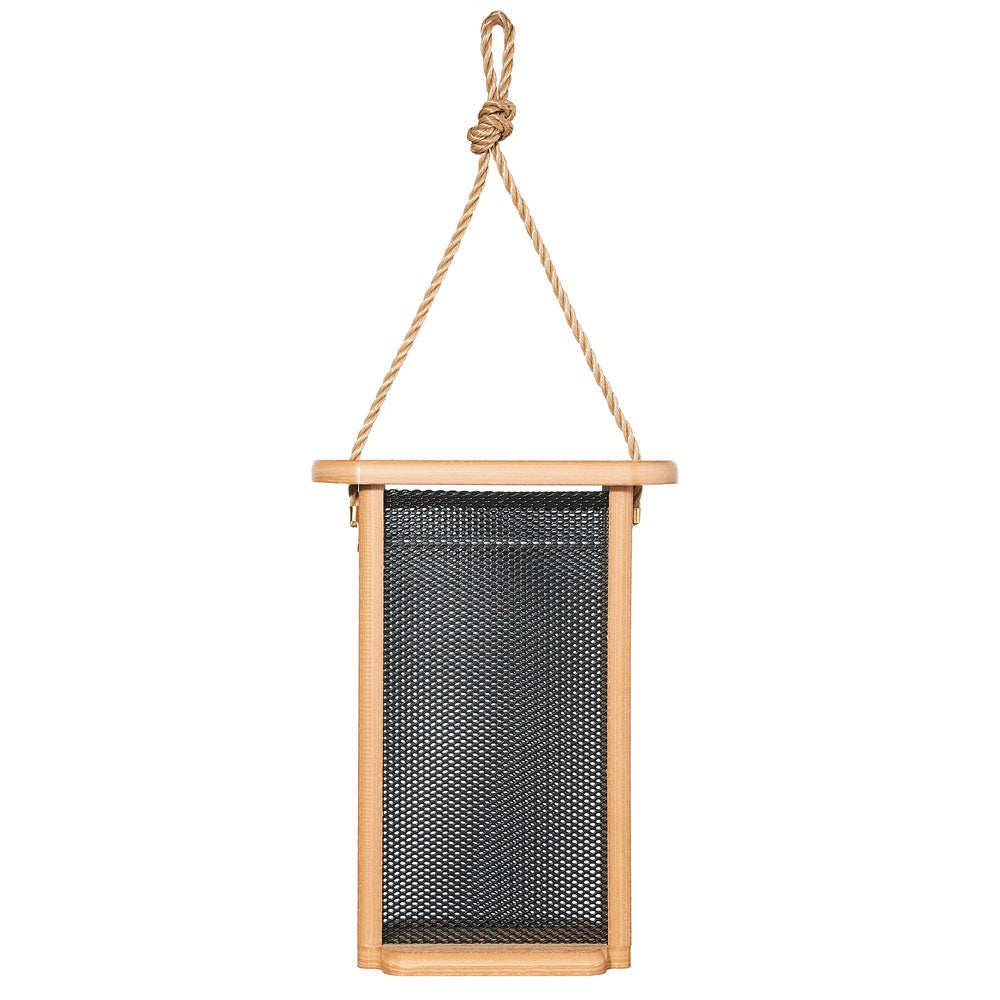 Tall Finch Feeder Spruce Creek Collection in Natural Teak Recycled Plastic - Birds Choice