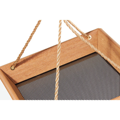 Hanging Tray Bird Feeder Spruce Creek Collection in Natural Teak Recycled Plastic - Birds Choice