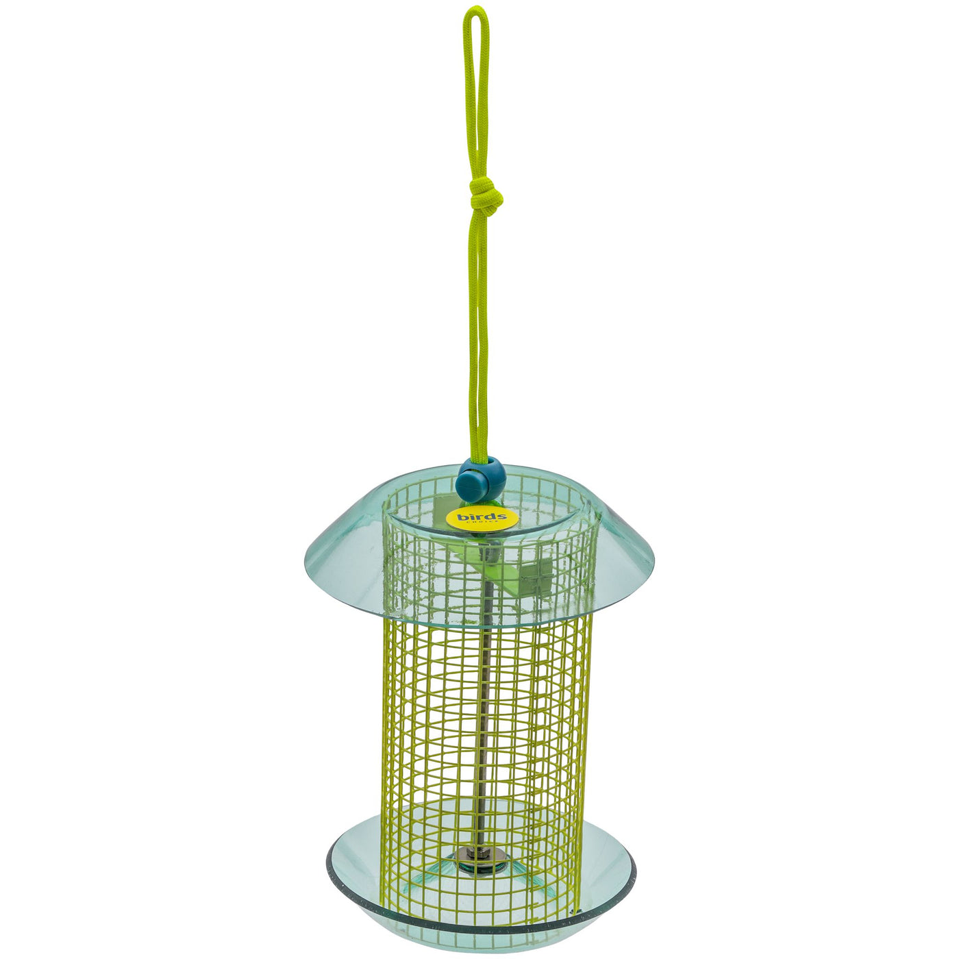 Small Sunflower Seed Feeder Color Pop Collection in Teal and Yellow - Birds Choice