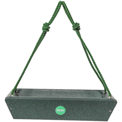 Hanging Tray Bird Feeder Color Pop Collection in Evergreen Recycled Plastic - Birds Choice