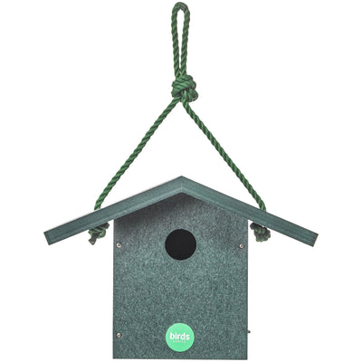 Wren House Color Pop Collection in Evergreen Recycled Plastic - Birds Choice