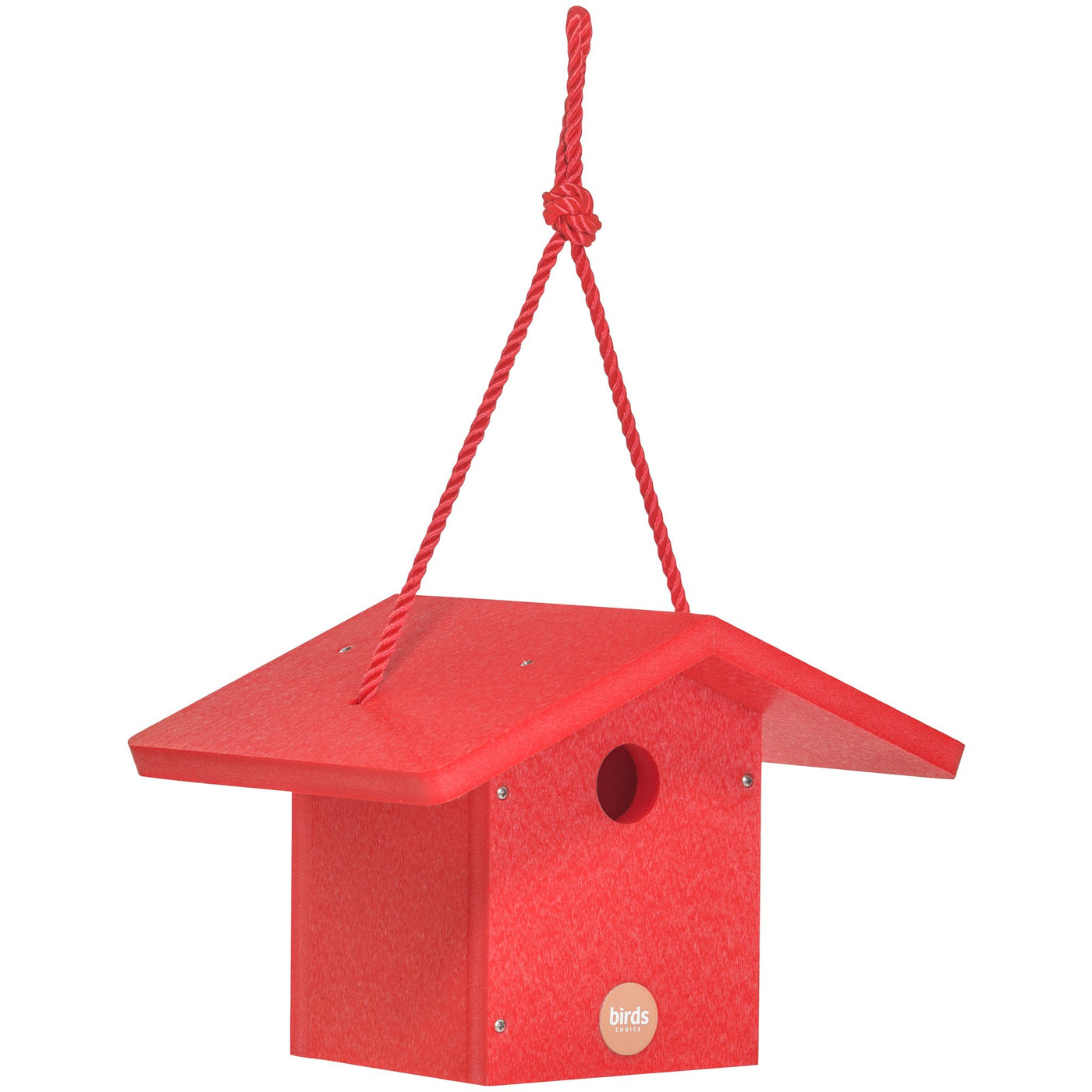 Wren House Color Pop Collection in Red Recycled Plastic - Birds Choice