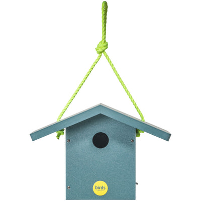 Wren House Color Pop Collection in Lake Blue Recycled Plastic - Birds Choice
