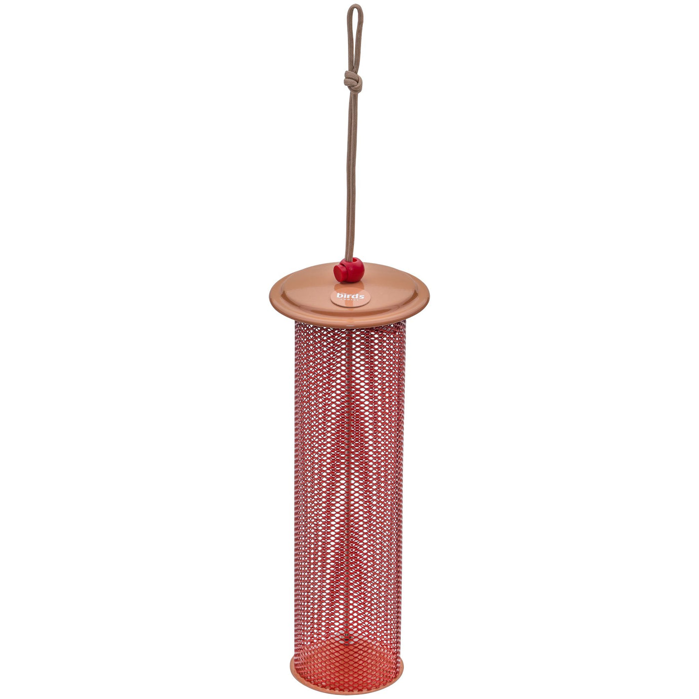 Magnet Mesh Tube Feeder Color Pop Collection for Finches in Red and Coral - Birds Choice