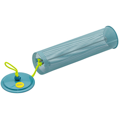 Magnet Mesh Tube Feeder Color Pop Collection for Finches in Teal and Yellow - Birds Choice