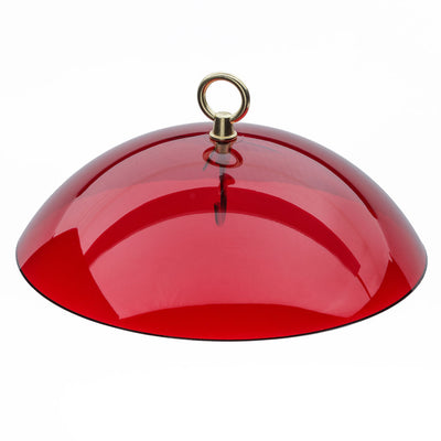 Protective Cover for Hanging Bird Feeder in Red - Birds Choice