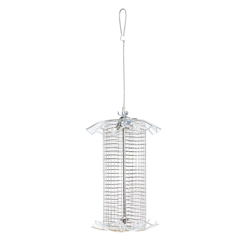 Clear Small Sunflower Seed Forever Feeder with Stainless Steel Screen - Birds Choice