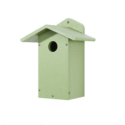 Bluebird House in Green Recycled Plastic - Birds Choice