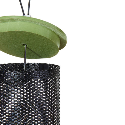Tube Bird Feeder for Finches in Green and Black - Birds Choice
