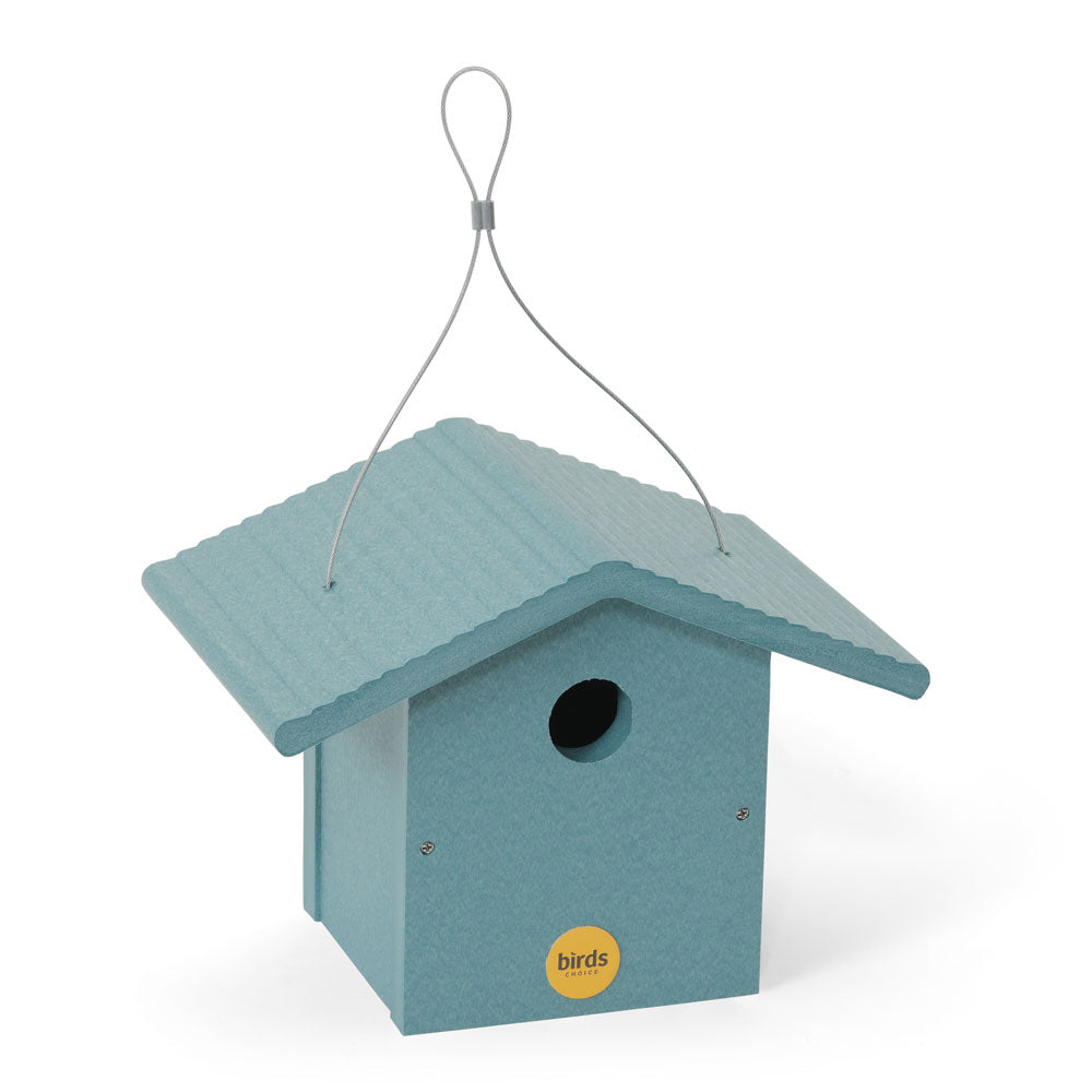Wren House in Blue Recycled Plastic - Birds Choice
