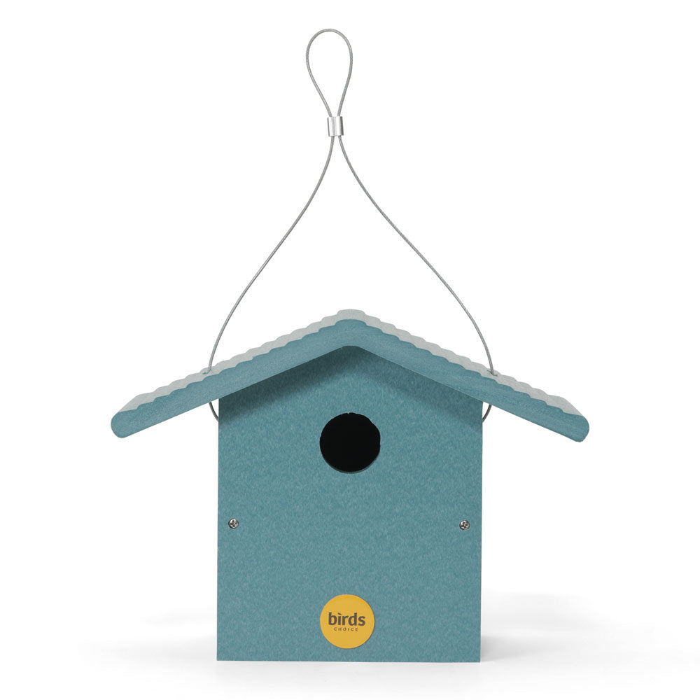Wren House in Blue Recycled Plastic - Birds Choice