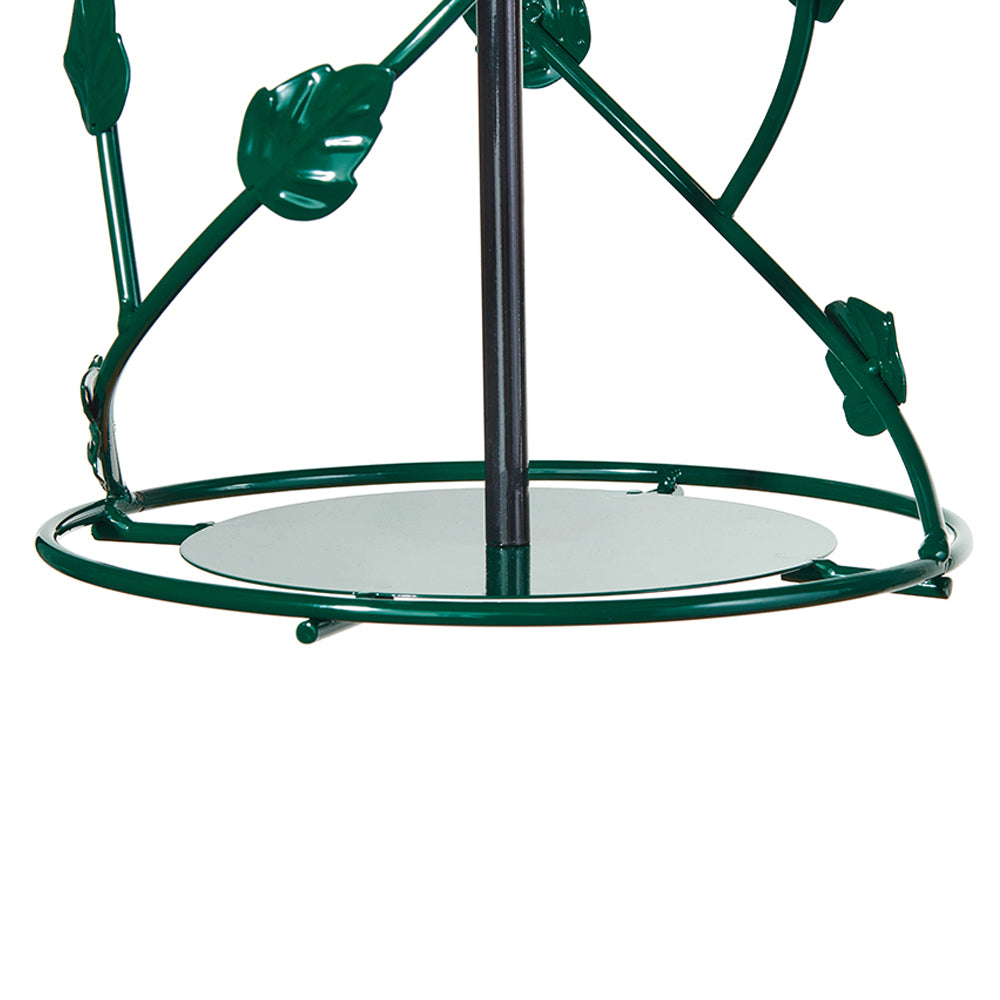 Hanging Seed Cylinder Bird Feeder in Green- Seed Cylinder Not Included - Birds Choice