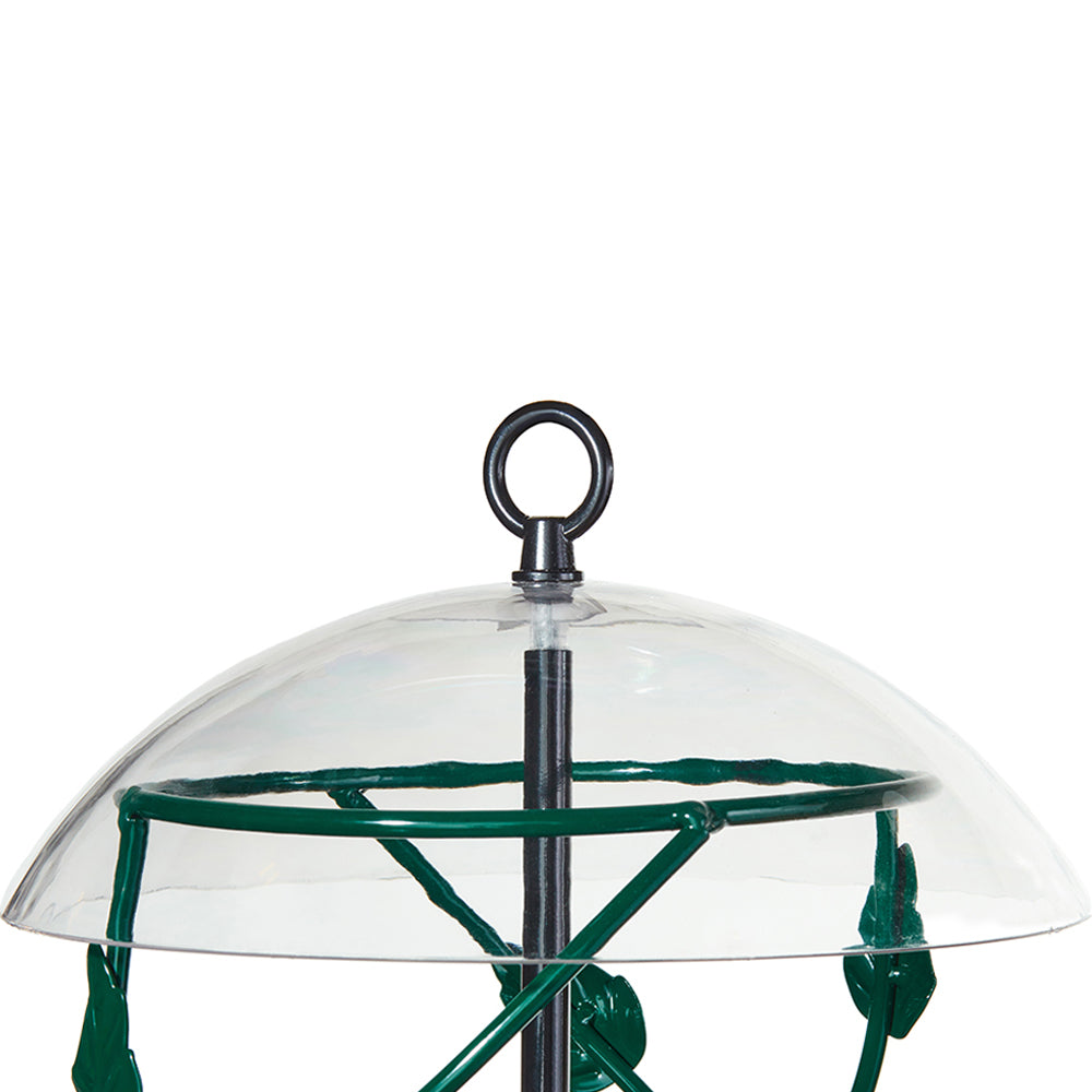 Hanging Seed Cylinder Bird Feeder in Green- Seed Cylinder Not Included - Birds Choice