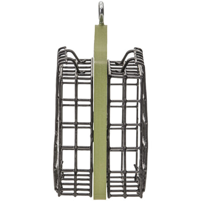 Suet Feeder for Two Cakes in Fern Green Recycled Plastic - Birds Choice