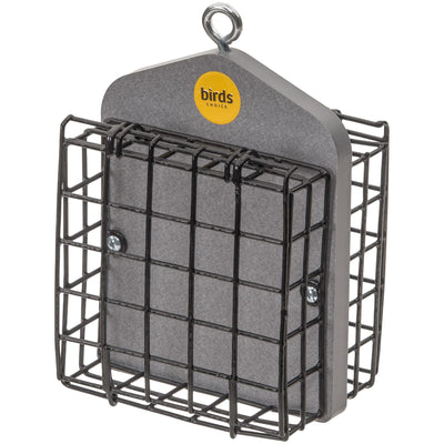 Suet Feeder for Two Cakes in Gray Recycled Plastic - Birds Choice