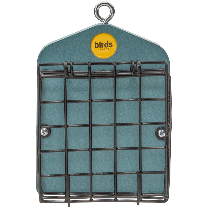 Suet Feeder for Two Cakes in Lake Blue Recycled Plastic - Birds Choice