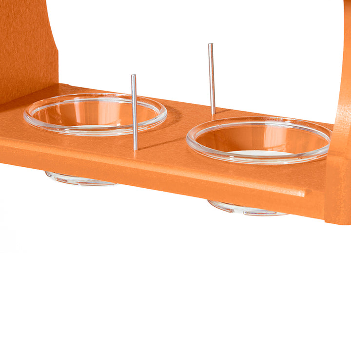 Recycled Oriole Bird Feeder for Oranges and Jelly in Orange - Birds Choice