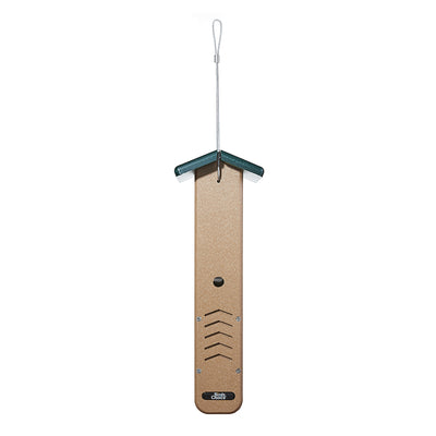 Woodpecker Feeder in Taupe and Green Recycled Plastic - Birds Choice