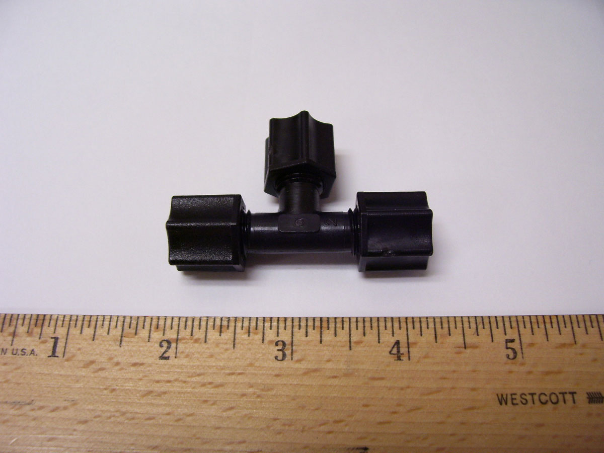 1/4" Compression T-Connector for Water Products - Birds Choice