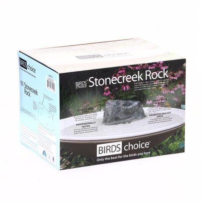 Stonecreek Waterfall Rock for Bird Bath Electric Pump Included - Birds Choice