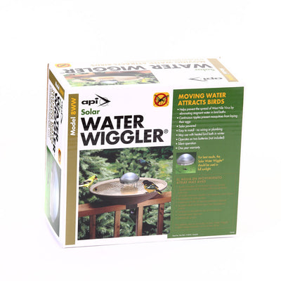 Water Wiggler Bird Bath Water Agitator Solar Powered, Gray - Birds Choice