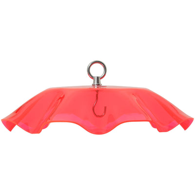 Fuchsia Protective Cover for Hanging Bird Feeder with Scalloped Edges - Birds Choice