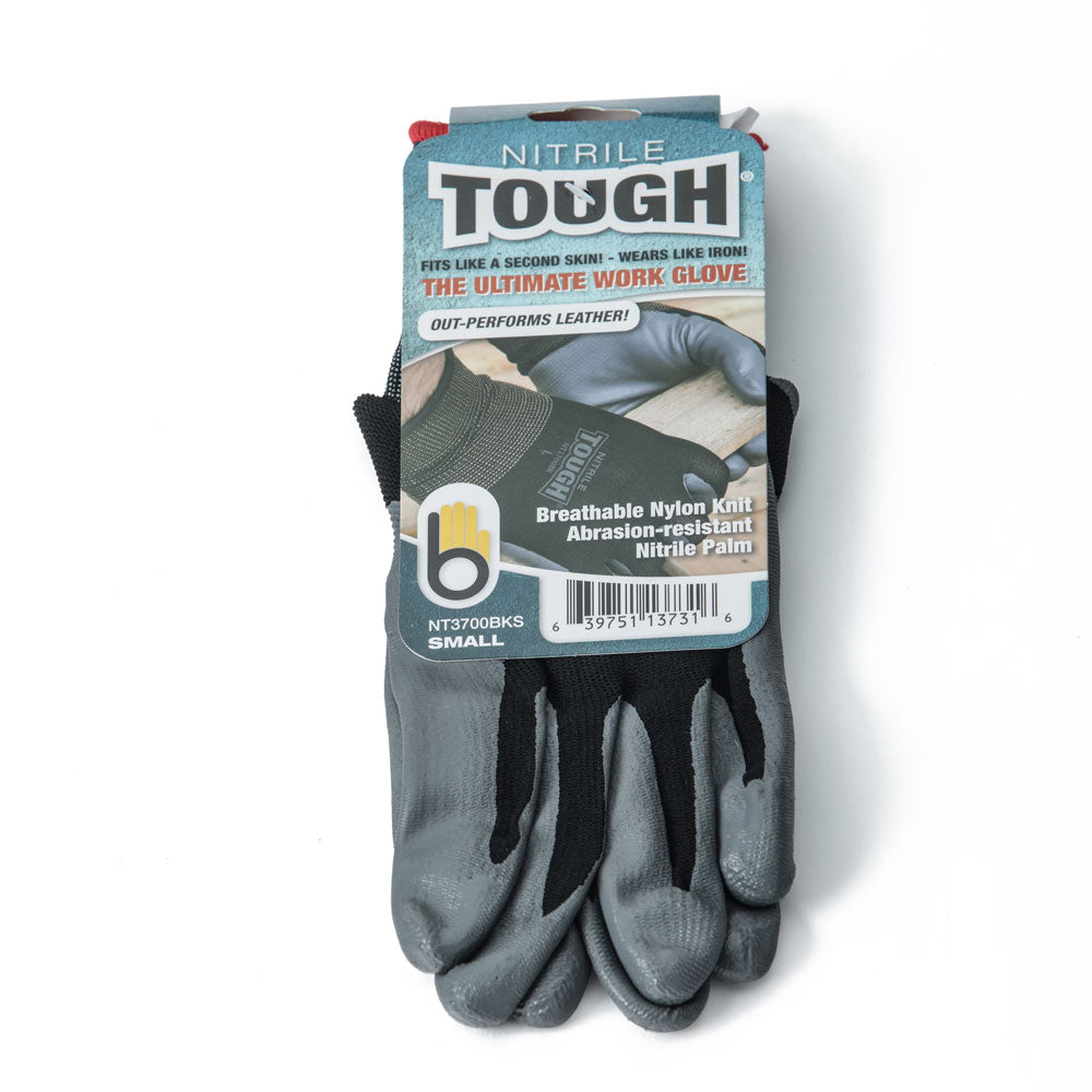 Nitrile Touch Gardening Gloves Black Size Small - Birds Choice